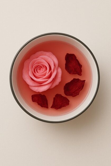 Rose and Hibiscus Tea